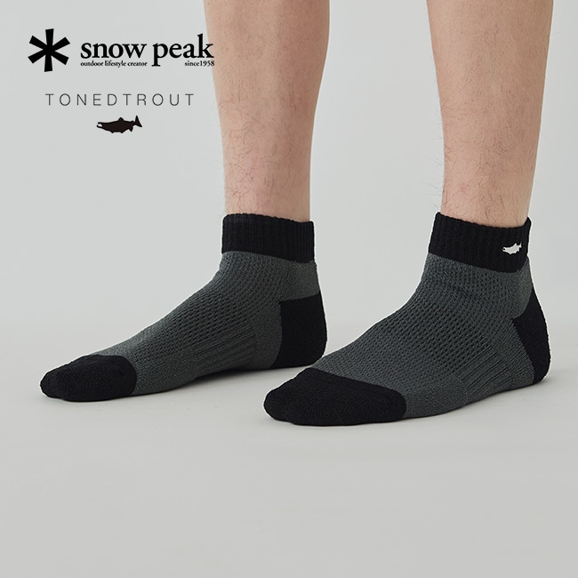 snow peak×TONEDTROUT スノーピーク×トーンドトラウト ワシソックスショート