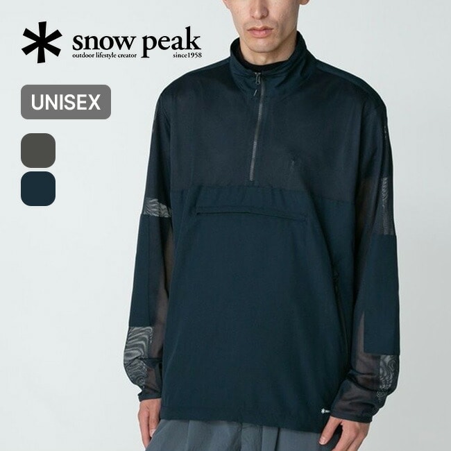 snow peak スノーピーク インセクトシールドメッシュプルオーバー