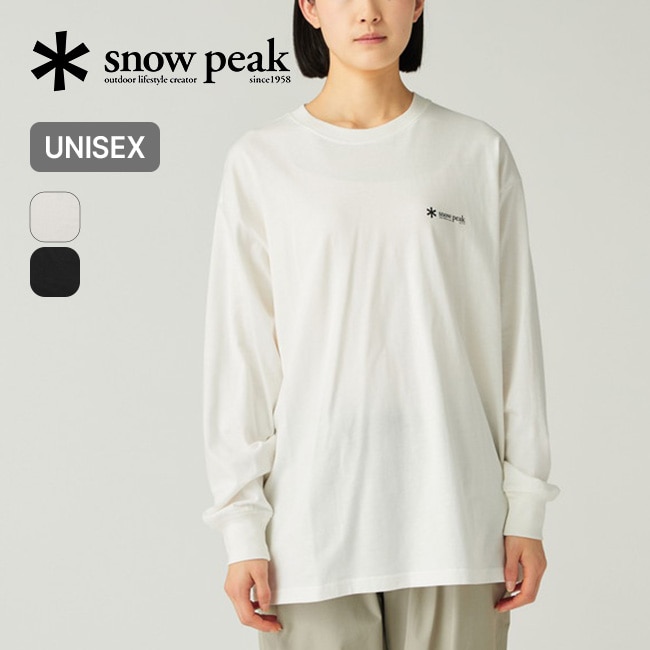 snow peak スノーピーク ソフトコットンリラックスドロゴL/S Tシャツ