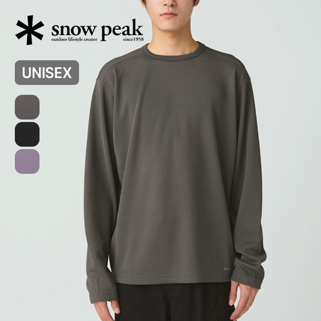 snow peak スノーピーク ドライサーマルL/S Tシャツ