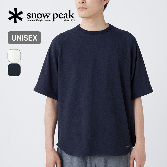 snow peak スノーピーク ドライワッフルTシャツ