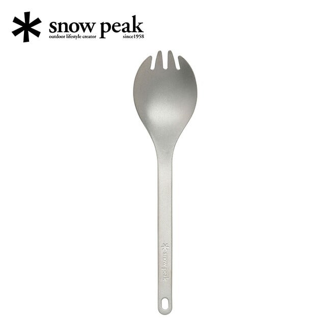 snow peak スノーピーク リサイクルチタン先割れスプーン