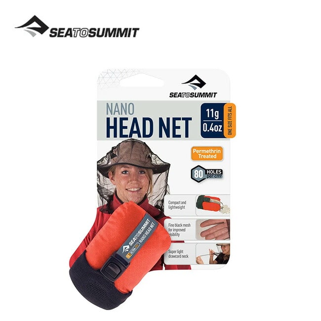 SEA TO SUMMIT シートゥサミット ナノヘッドネット ペルメトリン加工