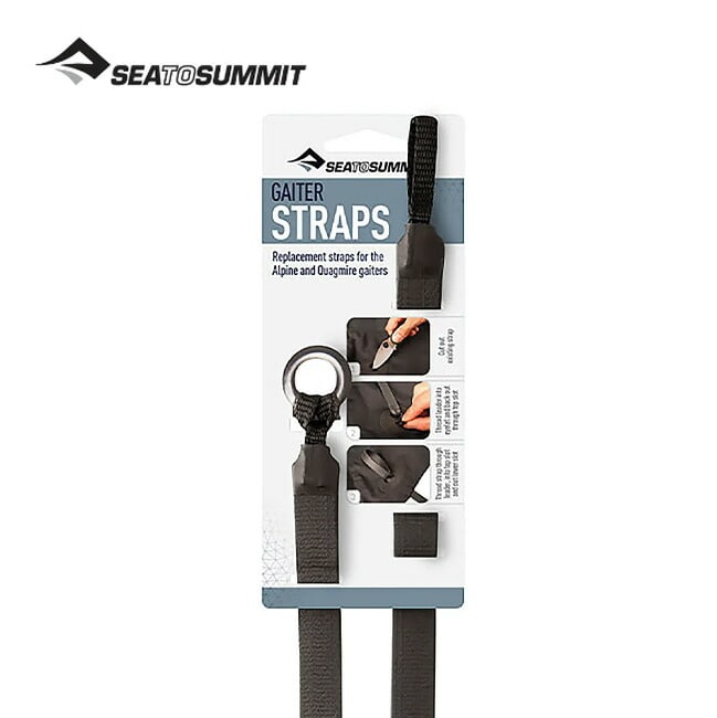 SEA TO SUMMIT シートゥサミット ゲイターストラップペア ブラック