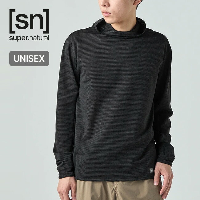 super.natural スーパーナチュラル JP135メッシュアクティブフーディー2 ユニセックス