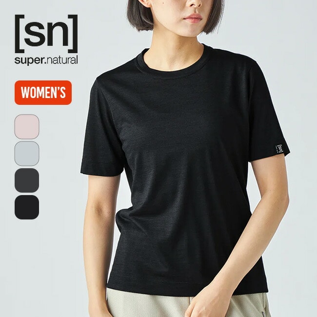 super.natural スーパーナチュラル JP140プレーンボディショートスリーブTシャツ【ウィメンズ】