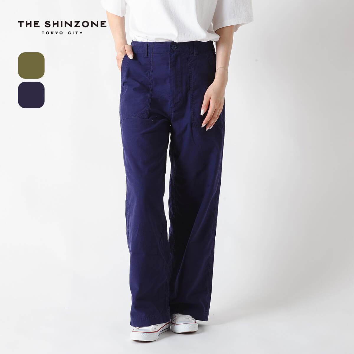 THE SHINZONE ザ シンゾーン ウォッシュドベイカーパンツ