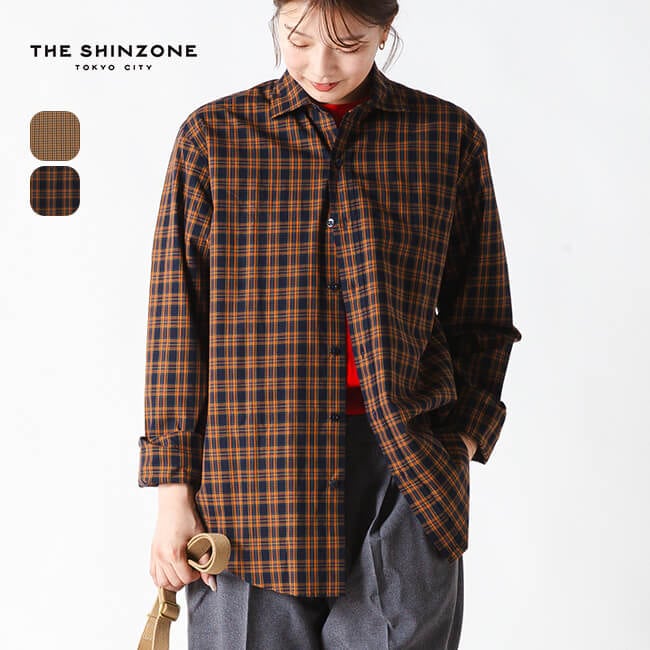 THE SHINZONE ザ シンゾーン ペックチェックドシャツ