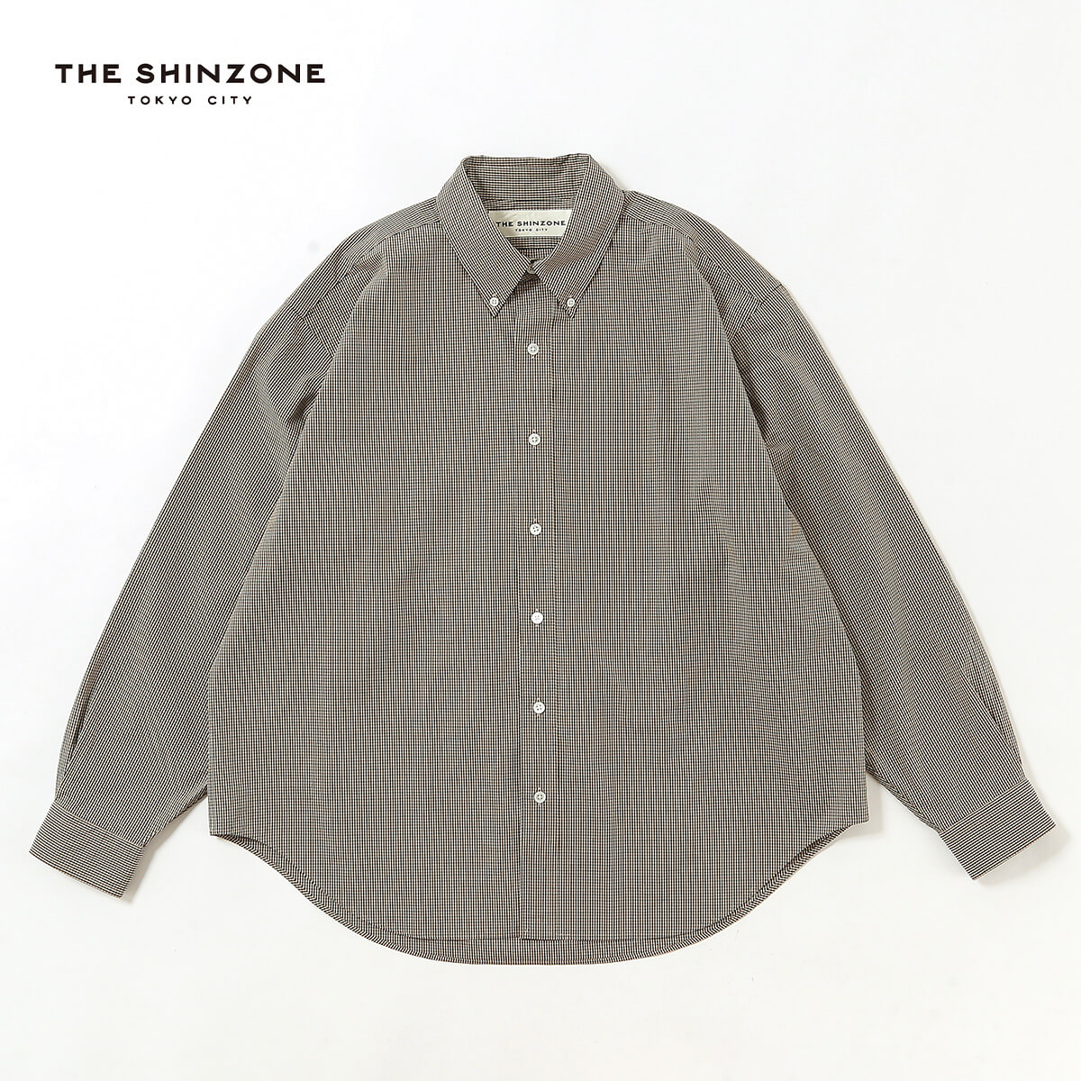 THE SHINZONE ザ シンゾーン ミニチェックダディシャツ