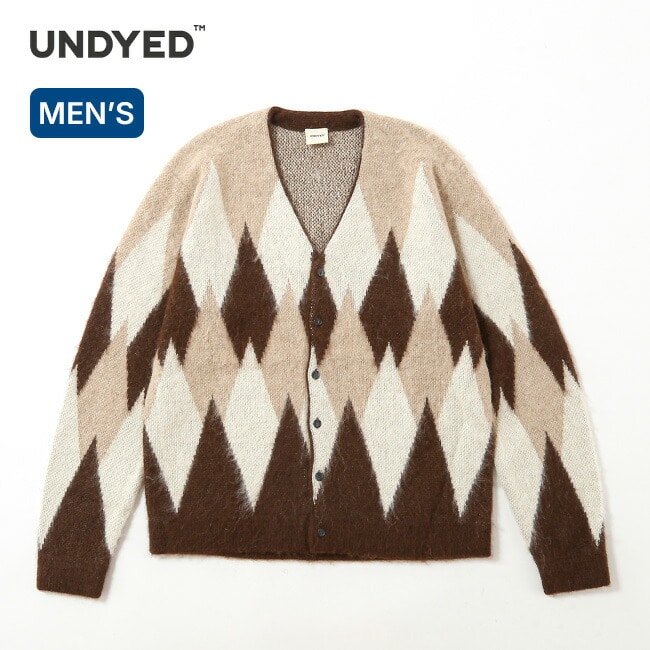 UNDYED アンダイド アルパカJQDブラッシュカーディガン