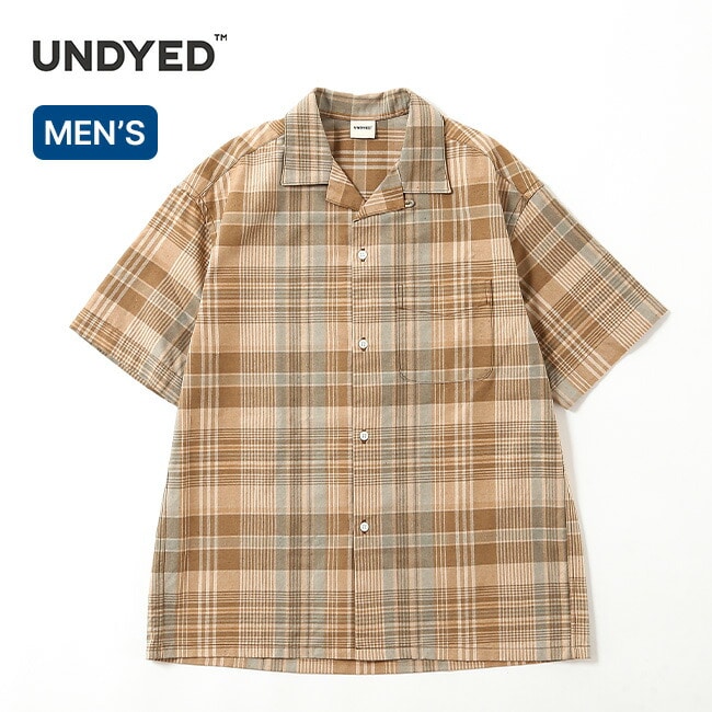 UNDYED アンダイド マドラスチェックS/Sシャツ
