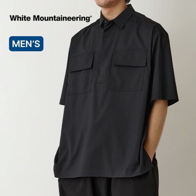 White Mountaineering ホワイトマウンテニアリング ハーフスリーブプルオーバーシャツ
