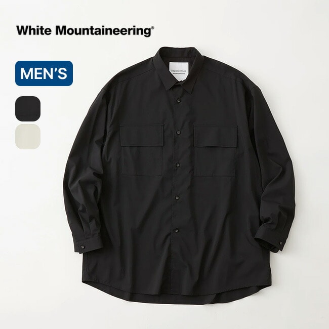 White Mountaineering ホワイトマウンテニアリング レギュラーカラーシャツ