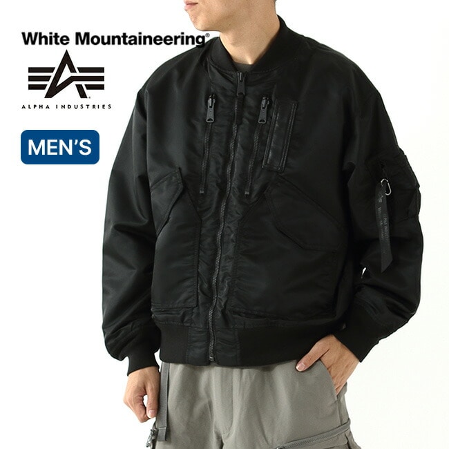 WM×ALPHA ホワイトマウンテニアリング×アルファ インダストリーズMA-1ジャケット