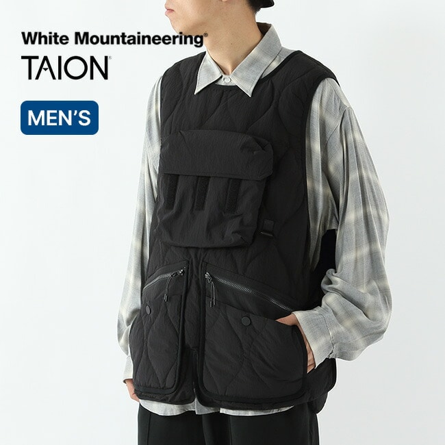 WM×TAION ホワイトマウンテニアリング×タイオン キルティングダウンベスト