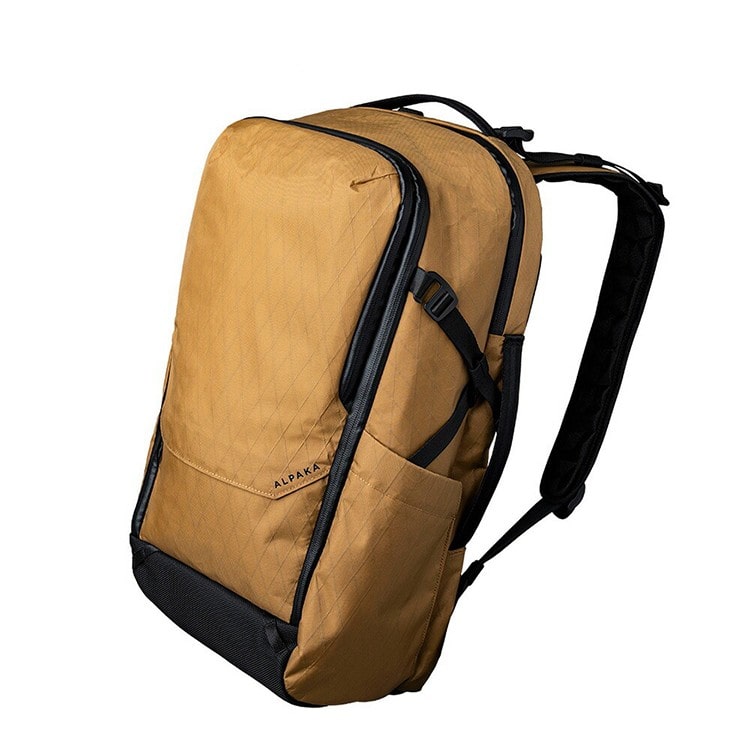 [ALPAKA]ELEMENTS TRAVEL BACKPACK X-PAC コヨーテブラウン VX21