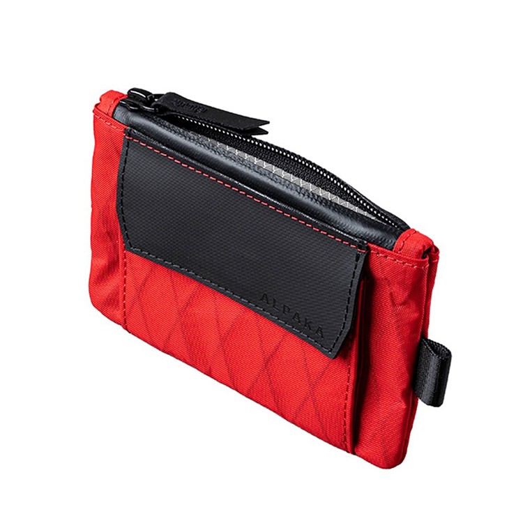 [ALPAKA]ZIP POUCH COIN レッド