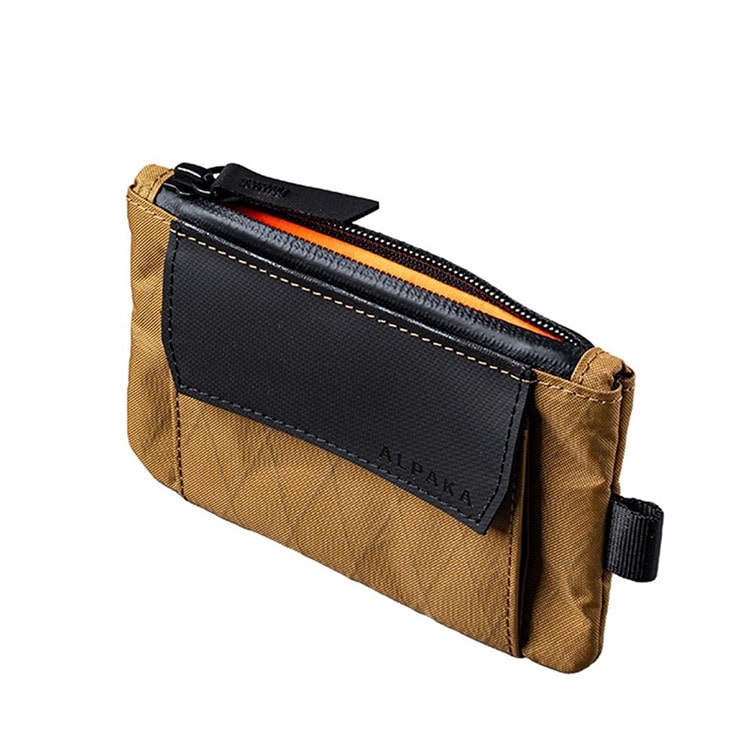[ALPAKA]ZIP POUCH COIN コヨーテブラウン