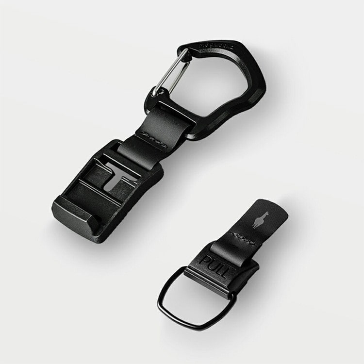 [ALPAKA]HUB CARABINER Lサイズ ブラック