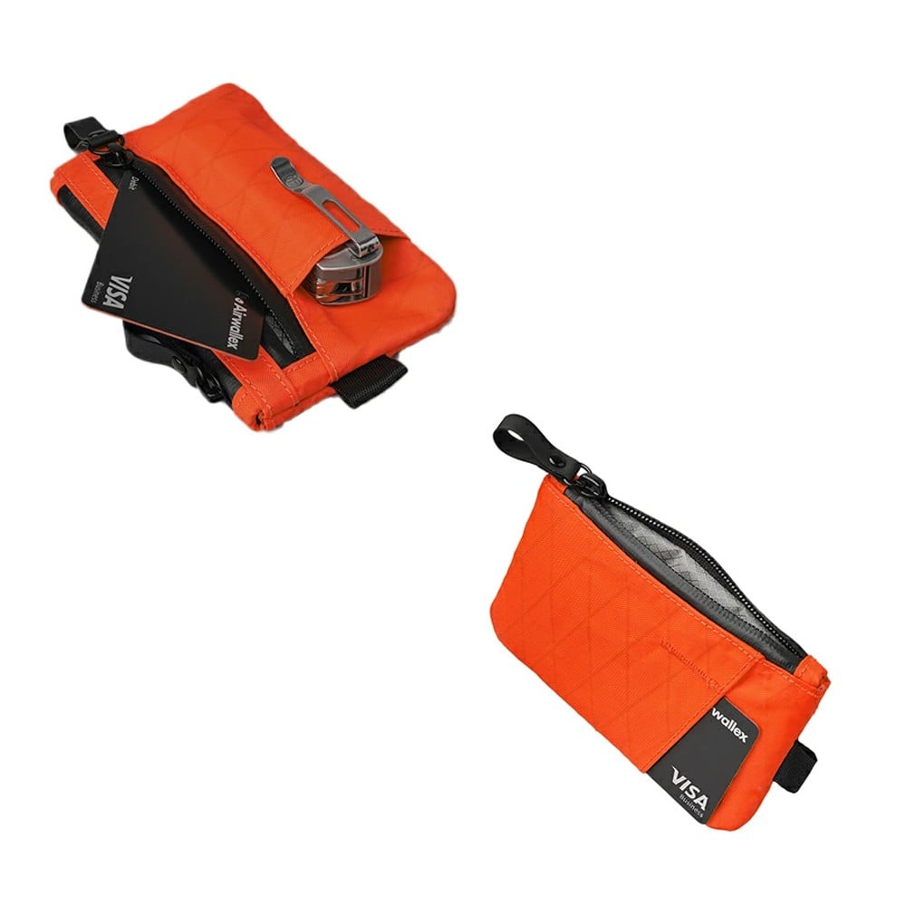 [ALPAKA]ZIP CARDHOLDER X-PAC ホットオレンジ