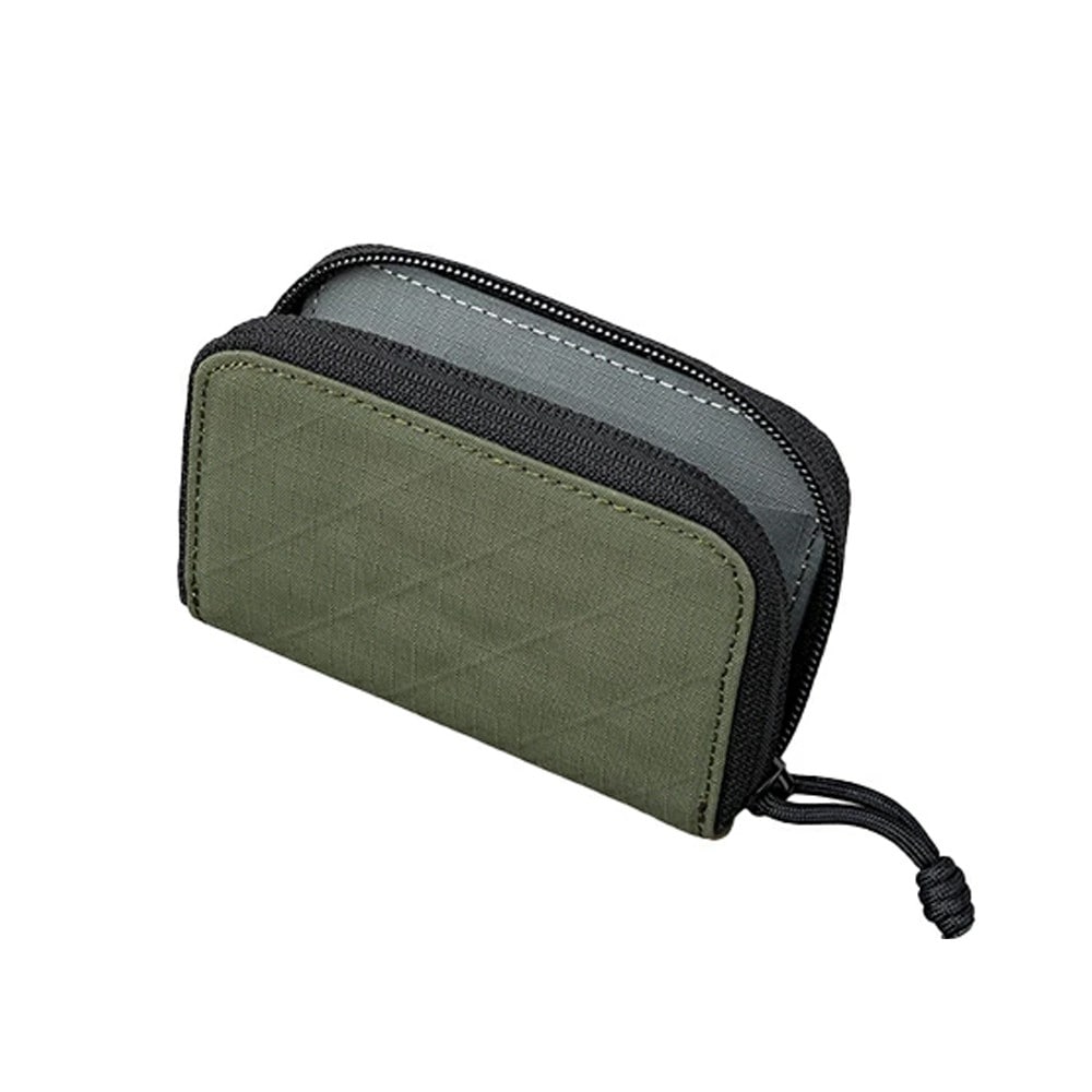 [ALPAKA]ZIP COIN WALLET AXOGRID グリーン
