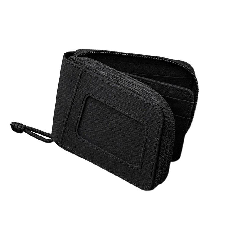 [ALPAKA]ZIP ID WALLET AXOGRID ブラック