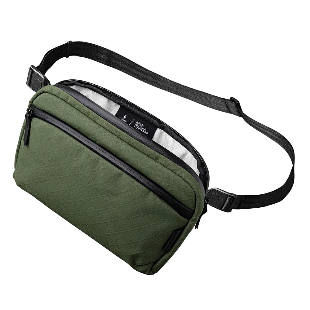 [ALPAKA]FLIGHT SLING 2L AXOGRID　グリーン
