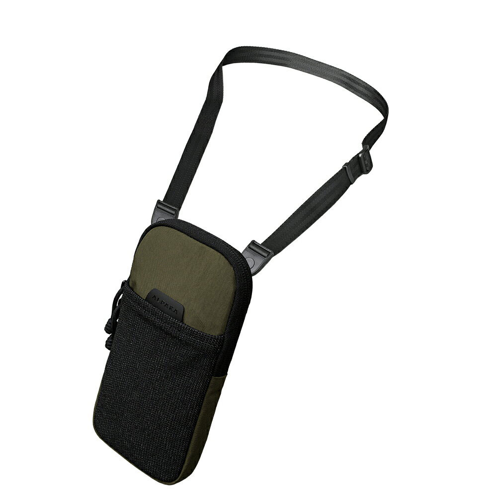 [ALPAKA]MODULAR SHOULDER POCKET SLIM　グリーン