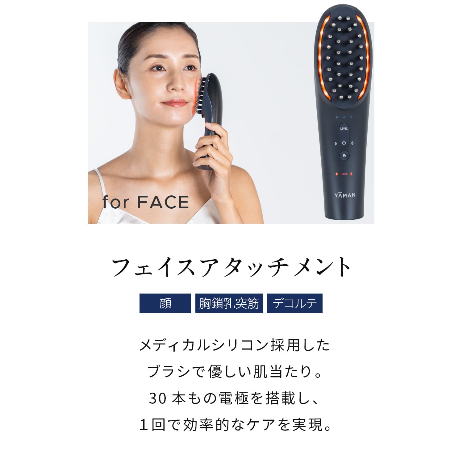 ハイパーフェイスリフトブラシ