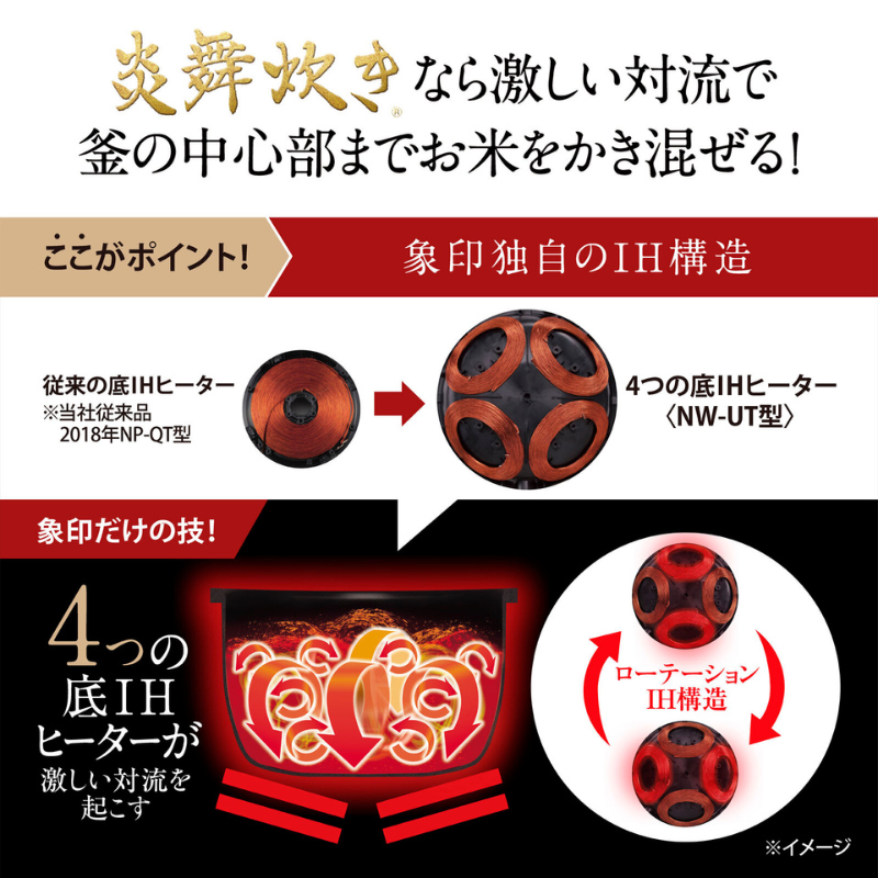 象印マホービン 小容量圧力IH炊飯器 炎舞炊き 4合 絹白(きぬしろ)NWUT07-WZ 絹白(きぬしろ)