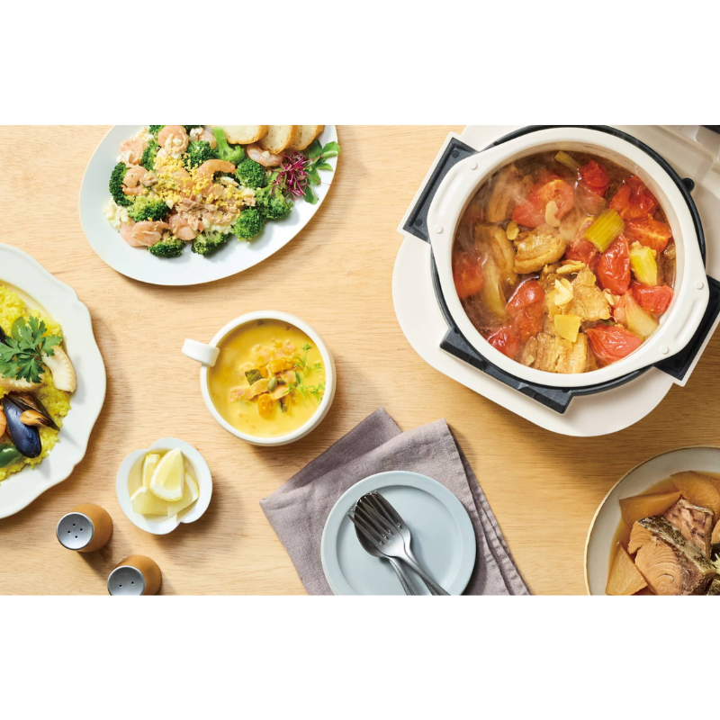 象印マホービン ホーロー自動調理なべ 2.3L クリーム EL-NS23-CA