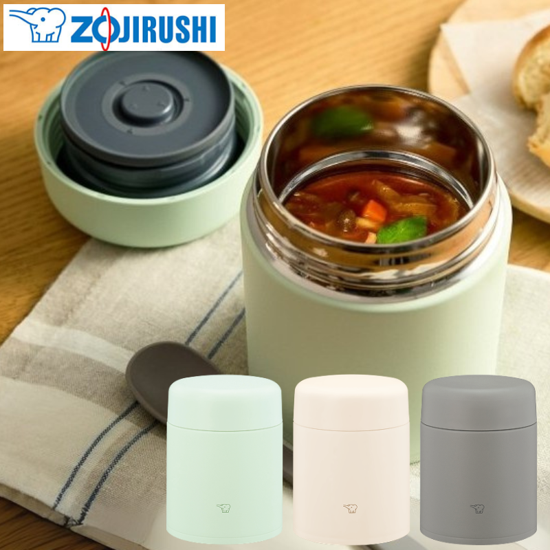 象印マホービン シームレスせん ステンレススープジャー 0.4L エアリーグリーン SW-LA40-GM エアリーグリーン 0.4L