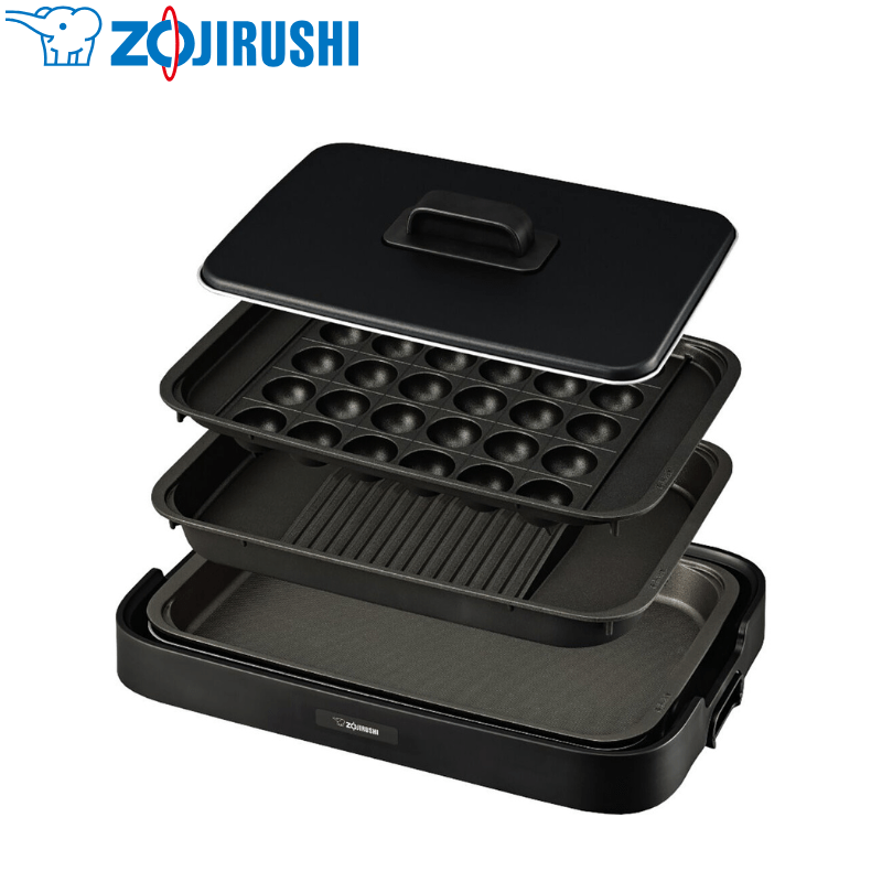 象印マホービン ホットプレート やきやき 3枚プレートタイプ ブラック EA-KJ30ｰBA