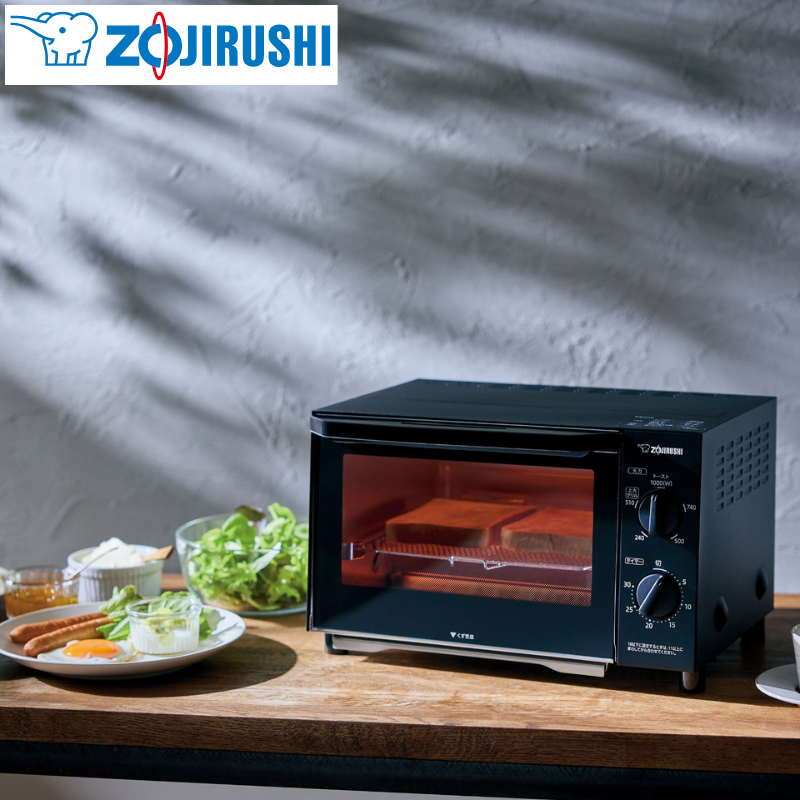 象印マホービン オーブントースター マットブラック EQ-AH22-BZ