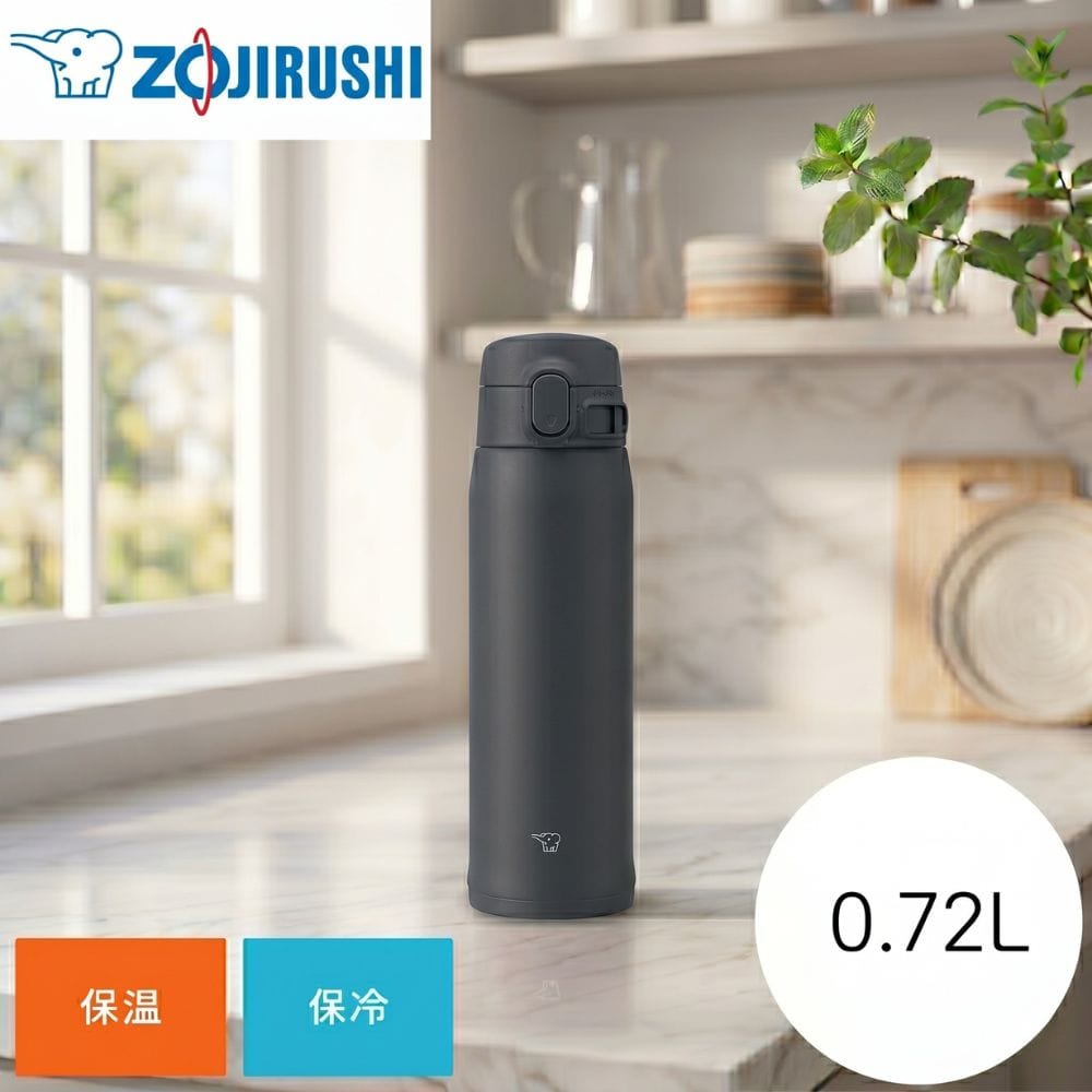 象印マホービン ステンレスマグ ソフトブラック 0.72L SMV72-BM