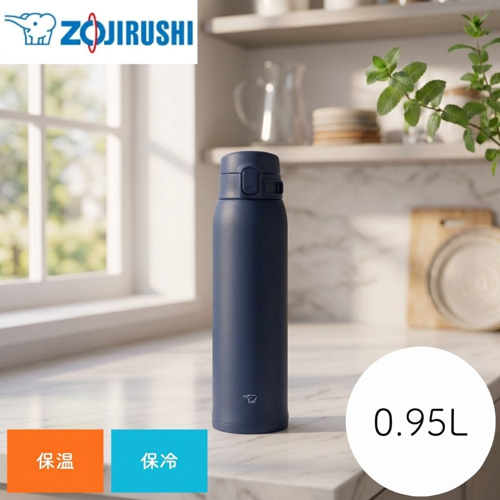 象印マホービン ステンレスマグ マリンブルー 0.95L SMVB95-AM