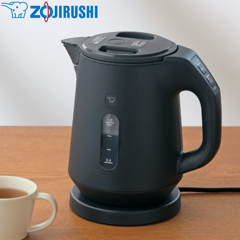 象印マホービン 電気ケトル 1.0L スレートブラック CKKA10-BM