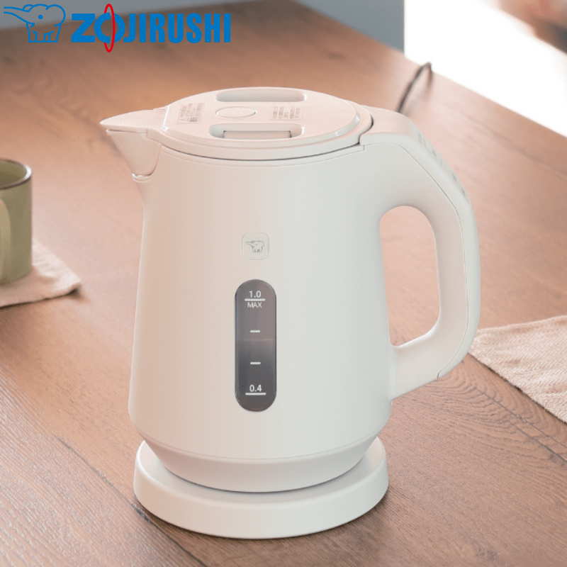 象印マホービン 電気ケトル 1.0L ペールホワイト CKKA10-WM