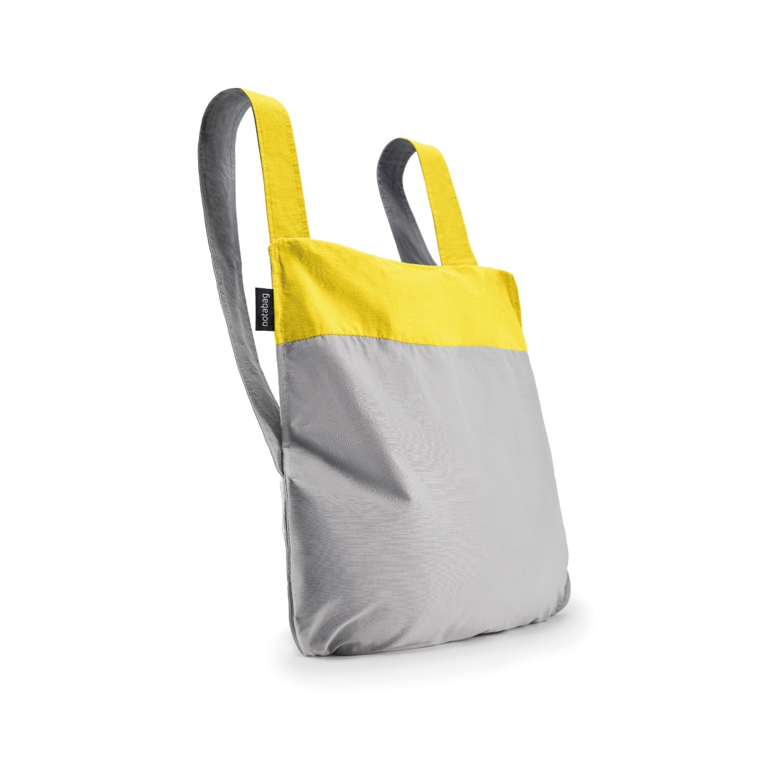 Notabag ノットアバッグ・バッグ&バックパック・グレー/イエロー グレー/イエロー