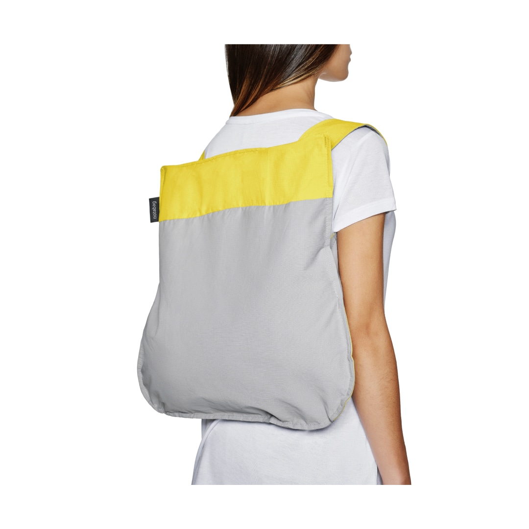 Notabag ノットアバッグ・バッグ&バックパック・グレー/イエロー グレー/イエロー