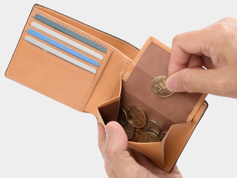 MILAGRO 伊・ボナウド社パルメラートゴート 2つ折り財布