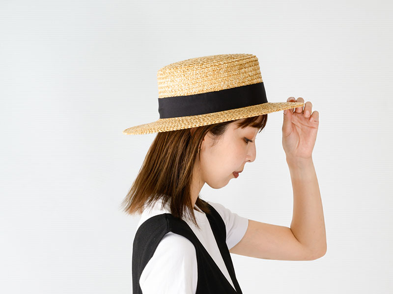 田中帽子店 Berni(ベルニ)鬼麦 長つばカンカン帽