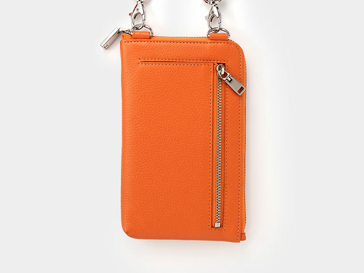 MILAGRO シュリンクレザー・携帯ウォレット・トープ トープ