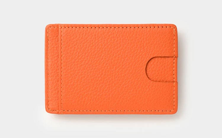 MILAGRO シュリンクレザー・薄型コイン&パスケース・トープ トープ