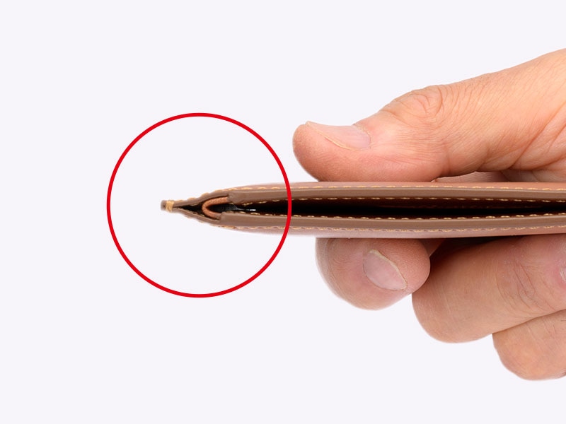 piatto イタリアンレザー・スマートウォレット(小銭入れなし)・ブラウン ブラウン