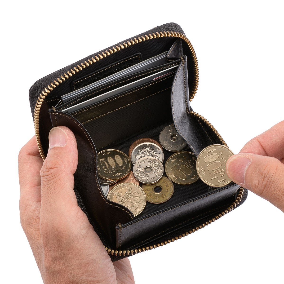 MILAGRO・イタリアンレザーBOXコインケース