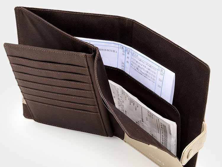 MILAGRO シュリンクレザー・マルチウォレット(パスポート、お薬手帳)・トープ トープ