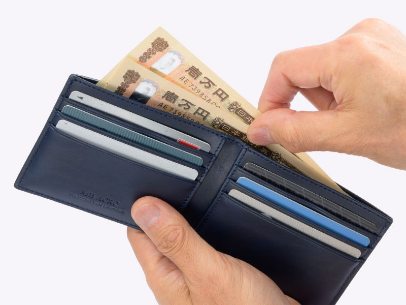 piatto イタリアンレザー・スマートウォレット(小銭入れなし)・ブラウン ブラウン