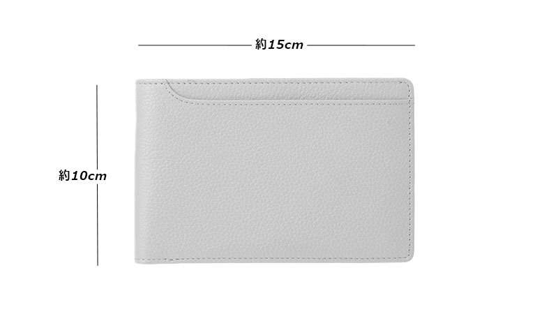 MILAGRO シュリンクレザー・トラベル対応2つ折り財布・ブラック ブラック