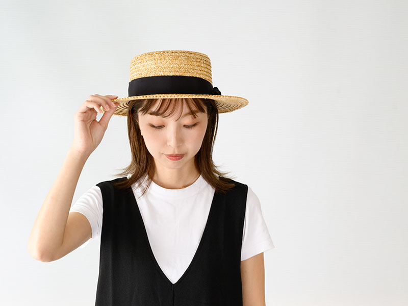 田中帽子店 Berni(ベルニ)鬼麦 長つばカンカン帽